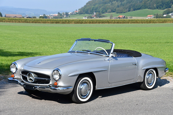 Mercedes-Benz 190 SL (1958) - offered as lot 131A at the Oldtimer Galerie Toffen auction in Gstaad on December 29, 2021