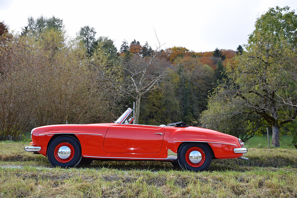 Mercedes Benz 190 SL (1958) - angeboten an der Versteigerung der Oldtimer Galerie in Toffen am 29. November 2014