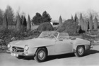 Mercedes-Benz 190 SL (1958) - die Mercedes-Leute nannten diese Version Roadster, was aber nicht ganz den Konstruktionsgegebenheiten entspricht