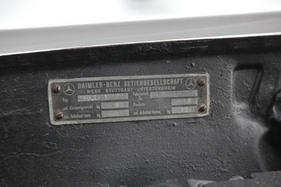 Mercedes-Benz 190 SL (1960) - Chassis-Plakette