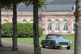 Mercedes-Benz 190 SL (1960) - in Taubenblau - 18. ASC-Classic-Gala Schwetzingen 2022