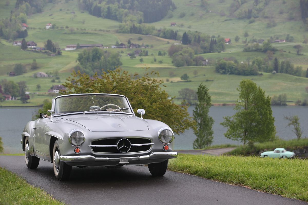 Mercedes-Benz 190 SL (1960) - in kürzester Zeit geöffnet