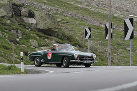 Mercedes-Benz 190 SL (1962) - Flüelapass - Passione Caracciola 2017