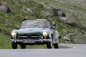Mercedes-Benz 190 SL (1962) - Flüelapass - Passione Caracciola 2017