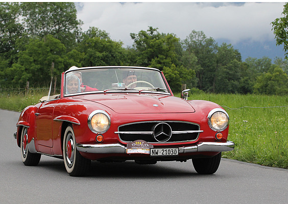 Mercedes Benz 190 SL (1962) - Oldtimer in Obwalden OiO 2011