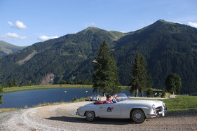 Mercedes-Benz 190 SL (1962) - an der Saalbach Classic 2013