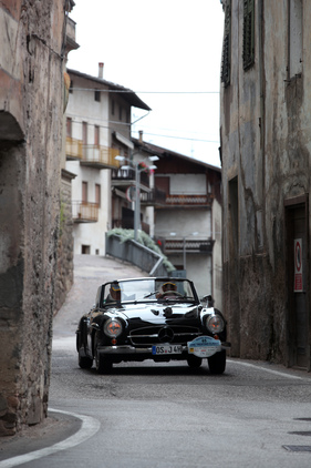 Mercedes Benz 190 SL Coupé W 121 (1963) - ADAC Trentino Classic 2013 - Prolog um den Dekra Pokal