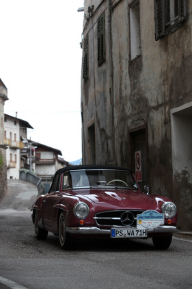 Mercedes Benz 190 SL Coupé W121 (1962) - ADAC Trentino Classic 2013 - Prolog um den Dekra Pokal
