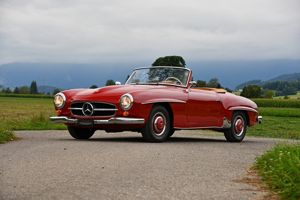 Bild: Mercedes-Benz 190 SL Roadster (1955) - Lot 82 an der Oktober-Versteigerung der Oldtimer Galerie am 12. Oktober 2024
