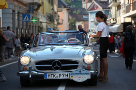 Mercedes Benz 190 SL Roadster W 121 (1956) - ADAC Trentino Classic 2013 - Oldtimer-Wanderung um den Autostadt-Pokal