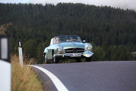 Mercedes Benz 190 SL Roadster W 121 (1957) - ADAC Trentino Classic 2013 - Oldtimer-Wanderung um den Sonax-Pokal