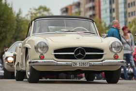 Mercedes-Benz 190 SL in Elfenbein - OSMT Zug September 2015
