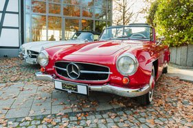 Mercedes-Benz 190 SL und 300 SL Roadster - gezeigt am Essen Motor Show Classic & Prestige Salon 2025