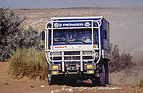 Image: Mercedes-Benz 1936 AK (1982) - truck winner at the 1983 Paris-Dakar Rally - Georges Groine, Thierry de Saulieu and Bernard Malfériol