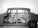 Mercedes-Benz 200 (1965) – geräumig wie der grosse 230 S dank "Einheitskarosserie"