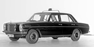 Mercedes-Benz 200 D (1968) – noch in der alten Taxi-Farbe Schwarz
