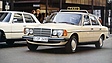 Mercedes Benz 200 D (1976) - Taxi der Baureihe W 123 (© Daimler AG, 1976) Mercedes Benz 200 D (1976) - Taxi der Baureihe W 123 (© Daimler AG, 1976)