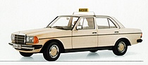 Image: Mercedes Benz 200 D (1976) - Taxi of the W123 series