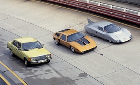Mercedes Benz 200 D (1978) - zusammen mit C 111/III und C111/II D - alle mit Dieselmotoren