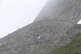 Mercedes-Benz 219 (1958) - an der Rallye Peking-Paris 2013 - Sonderprüfung Tremola Tag 31