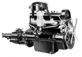 Mercedes Benz 220 (1951) - Reihen-Sechszylinder-Motor des Typs M 180