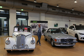 Mercedes-Benz 220 A Cabriolet W187 (1952) - bei Liga Classic Cars - Oldtimermesse St. Gallen 2018