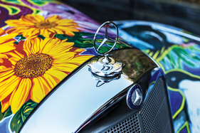 Mercedes Benz 220 Cabriolet A (1952) - Sonnenblumen und Kühlergrill - versteigert als Lot 109 an der RM Auction Arizona 2014