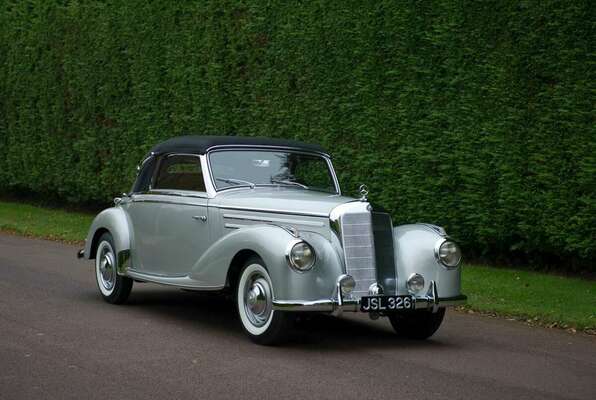 Mercedes-Benz 220 Cabriolet A (1952) - als Lot 720 angeboten anlässlich Silverstone Auctions “NEC Classic Motor Show Sale" am 12. November 2022