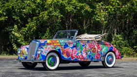 Mercedes-Benz 220 Cabriolet A “Butterflies & Roses” (1952) - als Lot 128 an der Broad-Arrow-Versteigerung am Monterey Jet Center 2024