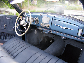 Mercedes Benz 220 Cabriolet Wendler (1952) - Blau in Blau im Innern