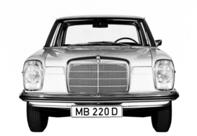 Mercedes-Benz 220 D (1968) – Frontansicht Mercedes-Benz 220 D (1968) – Frontansicht