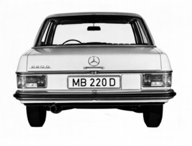 Mercedes-Benz 220 D (1968) – Heckansicht