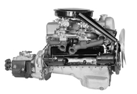 Mercedes-Benz 220 S (1956) - Vergaser-Reihen-Sechszylinder M 180 III für den Ponton-Mercedes