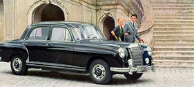 Mercedes-Benz 220 S (1956) - mit vorderer Stossstange der ersten Ausführung