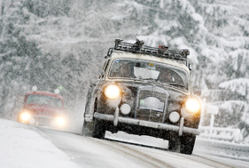 Mercedes-Benz 220 S (1958) - am Winter-RAID 2015
