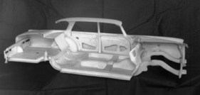 Mercedes-Benz 220 S (1959) – Schnittmodell der Karosserie (1959)