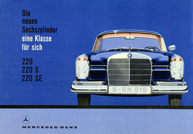 Mercedes-Benz 220 S (1959) - Werbung von damals - "Die neuen Sechszylinder eine Klasse für sich" - Atelier Harry Preußner 1959 Mercedes-Benz 220 S (1959) - Werbung von damals - "Die neuen Sechszylinder eine Klasse für sich" - Atelier Harry Preußner 1959