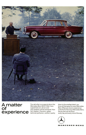 Mercedes-Benz 220 S (1961) - Werbung für die Limousine