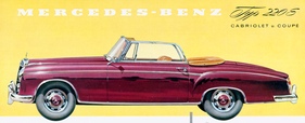 Mercedes-Benz 220 S Cabriolet (1956) - Werbeillustration (1956)