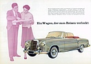 Mercedes-Benz 220 S Cabriolet (1956) - Zeichnung aus dem Prospekt