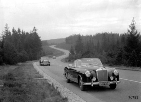 Mercedes-Benz 220 S Cabriolet (1956) - auf der Schwarzwaldhochstrasse