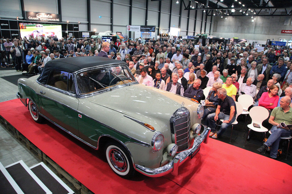 Mercedes-Benz 220 S Cabriolet (1958) - als Lot 09 verteigert an der Auktion der Oldtimer Galerie anlässlich der Swiss Classic World Luzern am 25. Mai 2019