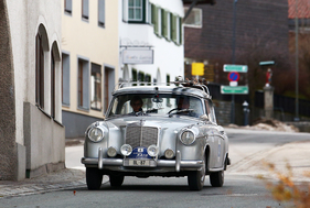 Mercedes-Benz 220 S Coupé (1957) - am Winter-RAID 2015
