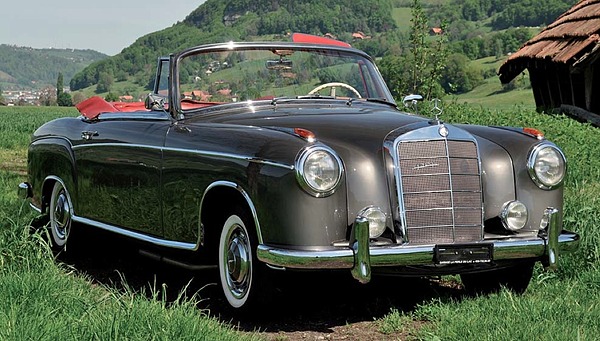 Mercedes-Benz 220 S Ponton Cabriolet (1957) - angeboten an der DolderClassics-Auktion der Oldtimer Galerie Toffen vom 10. Juni 2012