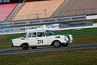 Mercedes-Benz 220 S - schöne Heckflosse im Motodrom - beim akademisches Fahrtraining auf dem Hockenheimring 2012