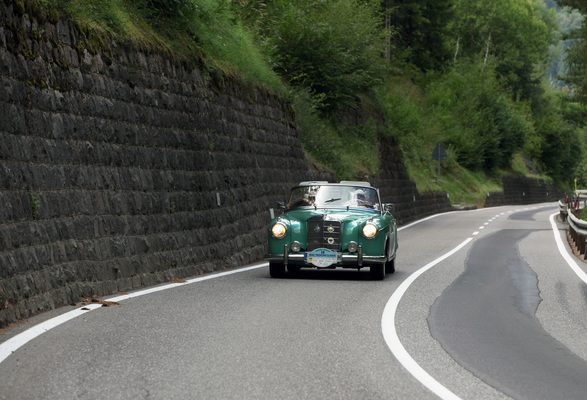 Mercedes Benz 220 SE Cabriolet W128 (1960) - ADAC Trentino Classic 2013 - Prolog um den Dekra Pokal