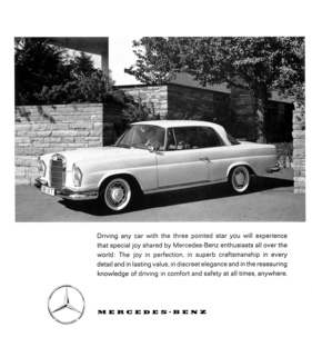 Mercedes-Benz 220 SE Coupé (1962) - in der Werbung