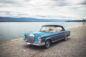 Mercedes-Benz 220 SEB (1965) - offered as lot 142 at the Bonhams Gstaad auction on July 3, 2022