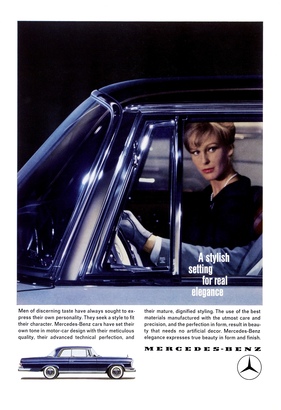 Mercedes-Benz 220 SEb Coupé (1964) - Werbung für das elegante Coiupé