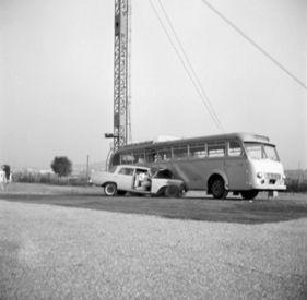 Mercedes-Benz 220 Sb (1962) - Aufprallversuch in Sindelfingen mit 86 km/h (1962)